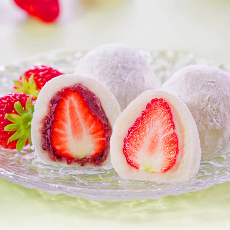 6個 いちご大福(つぶ餡・ミルク餡) 【双松庵唯七 公式本店】