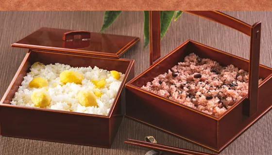 栗おこわとお赤飯のセット